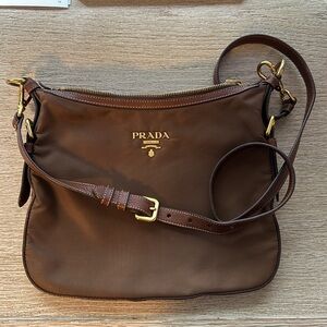 Prada cross body nylon bag